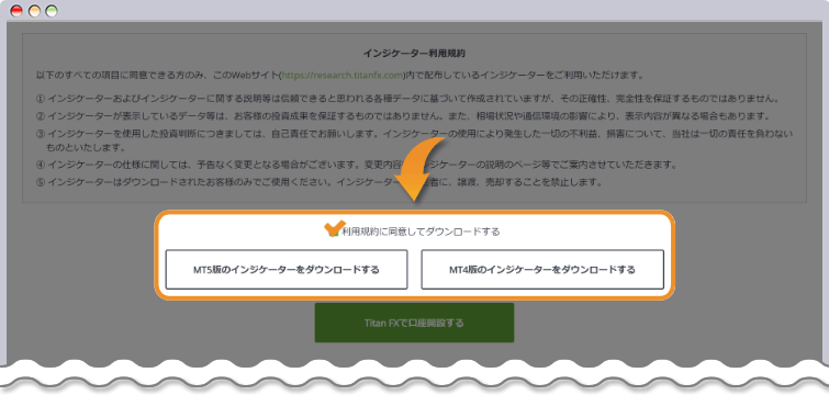 Titan FXの無料インジケーターをダウンロードする